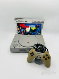 Sony PlayStation 1 PS1 Scatola Libretti Joystick