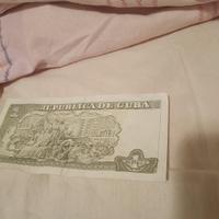 banconota da 1 peso cubano molto rara