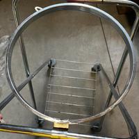 Carrello in metallo portasecco