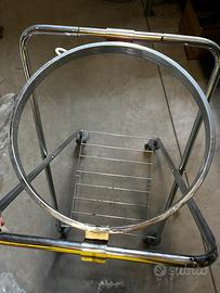 Carrello in metallo portasecco
