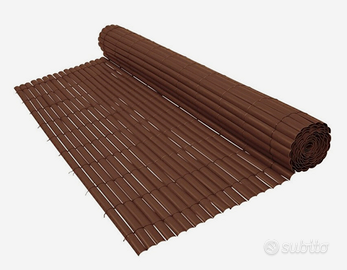 Arella canniccio pvc 100X300 marrone recinzione