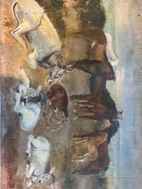 Arturo Dazzi (1881–1966) – Dipinto recto/verso
