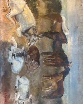 Arturo Dazzi (1881–1966) – Dipinto recto/verso