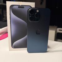 Apple Iphone 15 Pro 128Gb Blu con scatola e scontr
