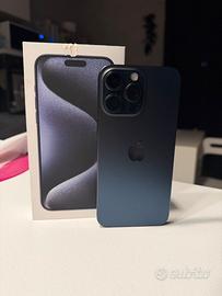 Apple Iphone 15 Pro 128Gb Blu con scatola e scontr