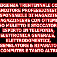 Venditore Elettronica, Cassiere, Commesso