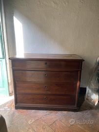 Mobili Cassettiera Comò in legno - 4 cassetti
