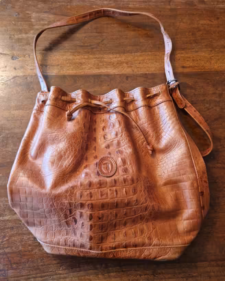 Borsone in pelle Trussardi