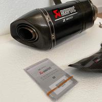 Terminale di scarico Akrapovic in Carbonio per Kaw