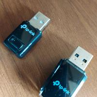 2 ADATTATORI  TP- LINK. USB SCHEDE DI RETE