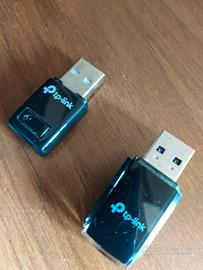 2 ADATTATORI  TP- LINK. USB SCHEDE DI RETE
