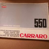 catalogo ricambi 550 Carraro 