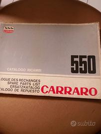 catalogo ricambi 550 Carraro 