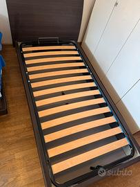 Letto 1 piazza in legno