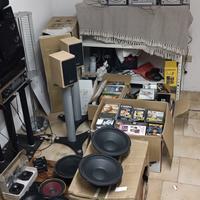 materiale hi-fi VHS woofer subwoofer ampli ecc ecc