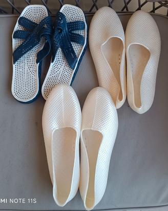 n.3 paia ciabatte donna 