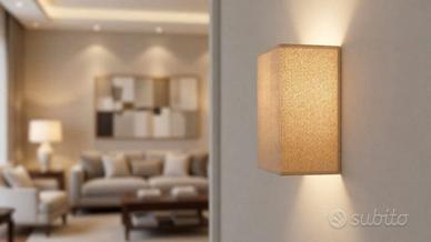 Lume a parete in tessuto Altea