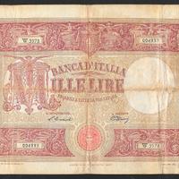 Banconota lire 1000 barbetti del 1948 medusa