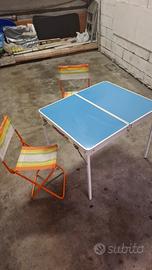 sedie e tavolo vintage