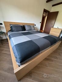 Set letto matrimoniale IKEA 180 x 200 cm