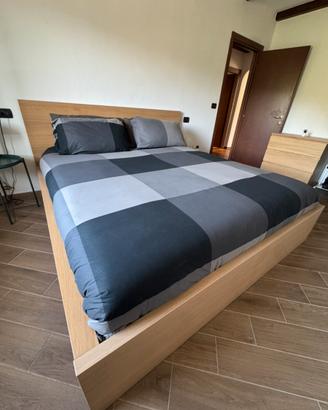 Set letto matrimoniale IKEA 180 x 200 cm