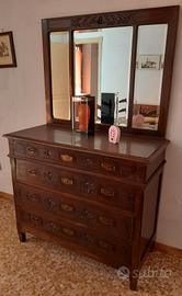 Cassettiera in legno