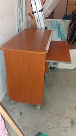 mobile porta computer e stampante come nuova 