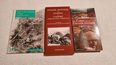 3 guide grande guerra - carso + cadore + forcella