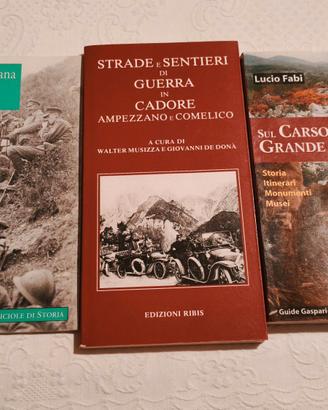 3 guide grande guerra - carso + cadore + forcella