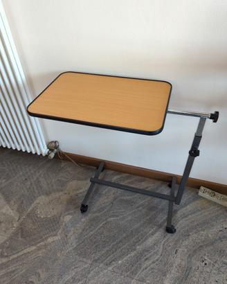 Tavolino servitore medicale regolabile