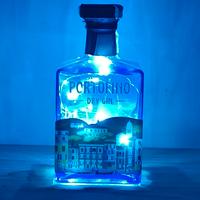 BOTTIGLIA VUOTA ILLUMINATA PORTOFINO DRY GIN