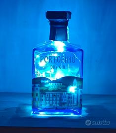BOTTIGLIA VUOTA ILLUMINATA PORTOFINO DRY GIN
