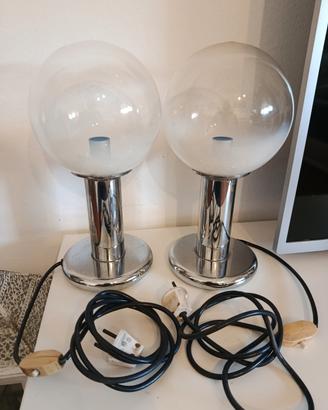 coppia Lampade targetti sankey anni 70