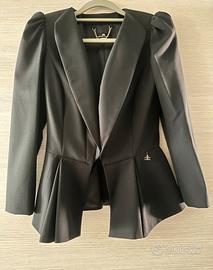 Giacca Elisabetta Franchi nera sartoriale