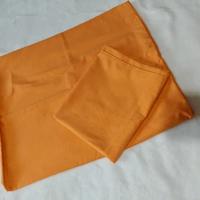 Fedre cuscini/arancione / puro cotone