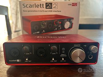 Scarlett 2i2 scheda audio