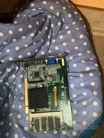 Scheda Video Matrox Pci vintage computer