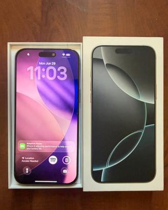 Iphone 16 pro max 512gb