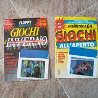 2 riviste di giochi Commodore (Giochi all'aperto e