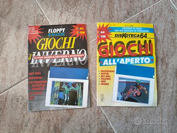 2 riviste di giochi Commodore (Giochi all'aperto e