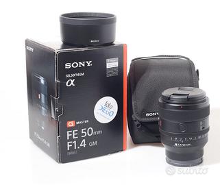 OBIETTIVO SONY FE 50 MM F/1.4 GM. E-MOUNT.