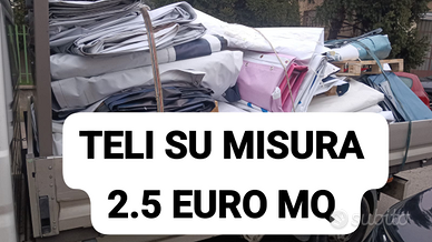 Preparo teli su misura da 10 a 1000mq