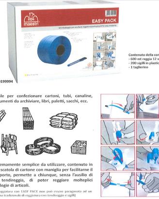 Imballaggio Reggiatura in Kit-Easy Pack Maestri