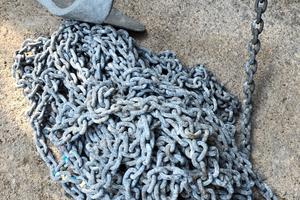 Kit ancoraggio, ancora bruce e catena 8mm