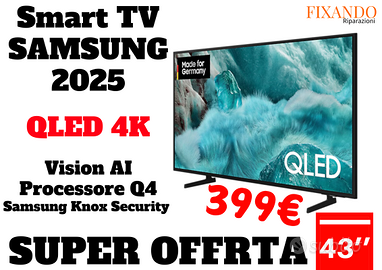Smart TV SAMSUNG 2025 QLED 4K 43''  Serie Q7