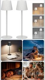 Lampada da tavolo a led ricaricabile.