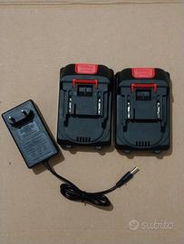 2 batterie ricaricabili per utensili