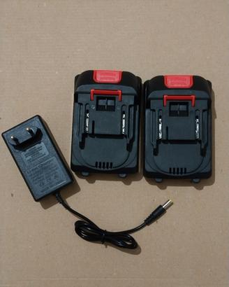 2 batterie ricaricabili per utensili