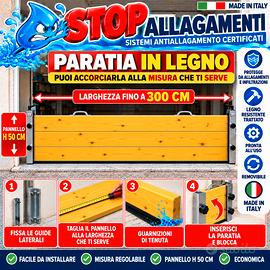 kit universale paratia antiallagamento fai da te