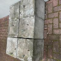 6 Cubi cemento zavorre 40x40x40